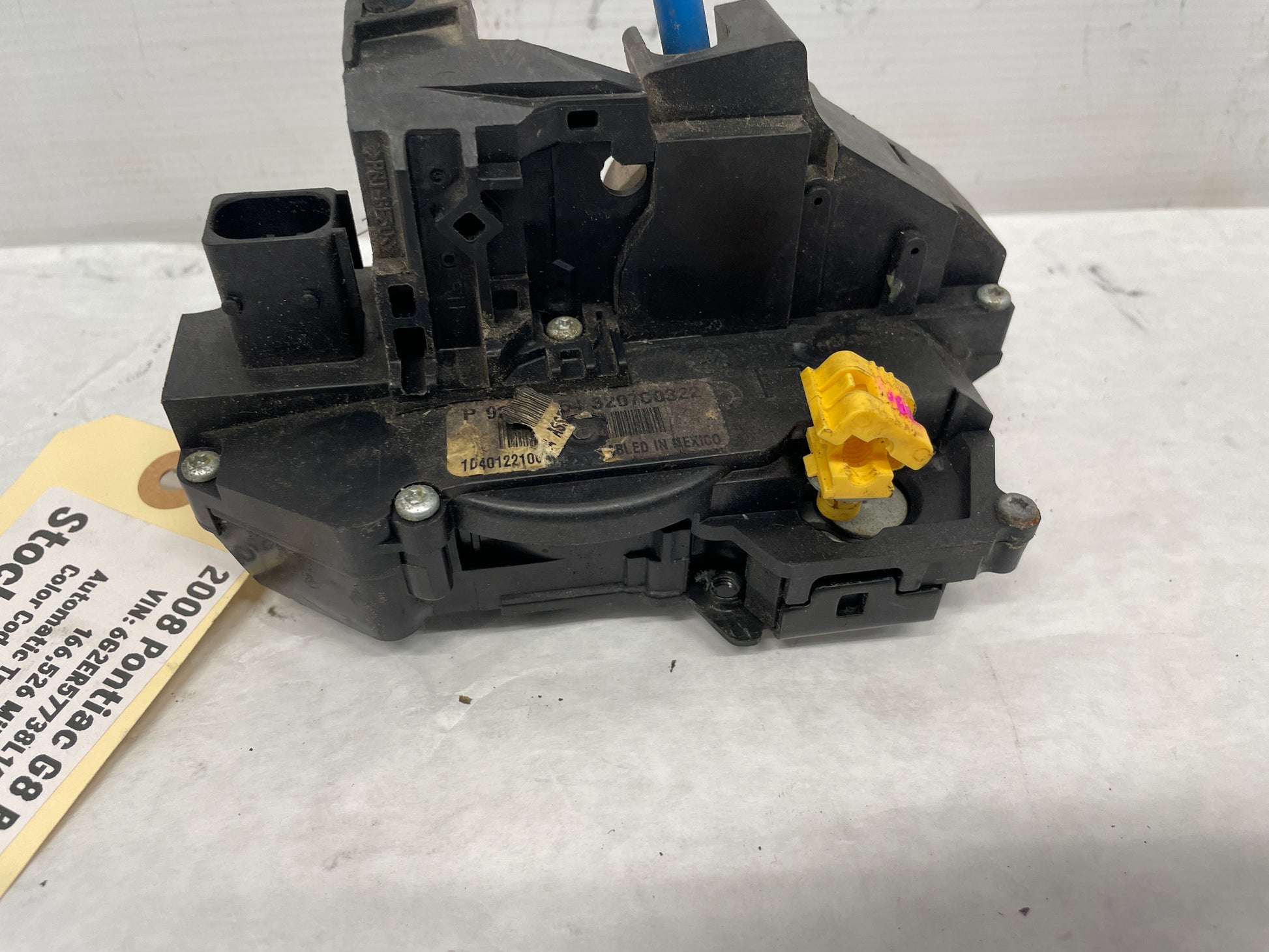 2008 Pontiac G8 LH Driver Front Door Lock Actuator OEM - Day's Parts Yard