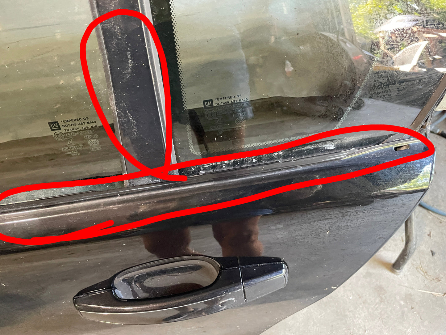 2016 Chevy SS Sedan Rear LH Driver Exterior Door OEM