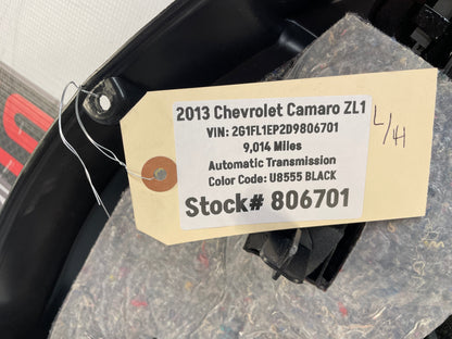 2013 Chevy Camaro ZL1 LH Driver Carbon Flash Front Interior Door Panel Trim OEM - Day's Parts Yard