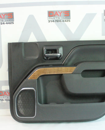 2015 Chevy Silverado 1500 LTZ Front RH Passenger Door Panel w/ Switches OEM