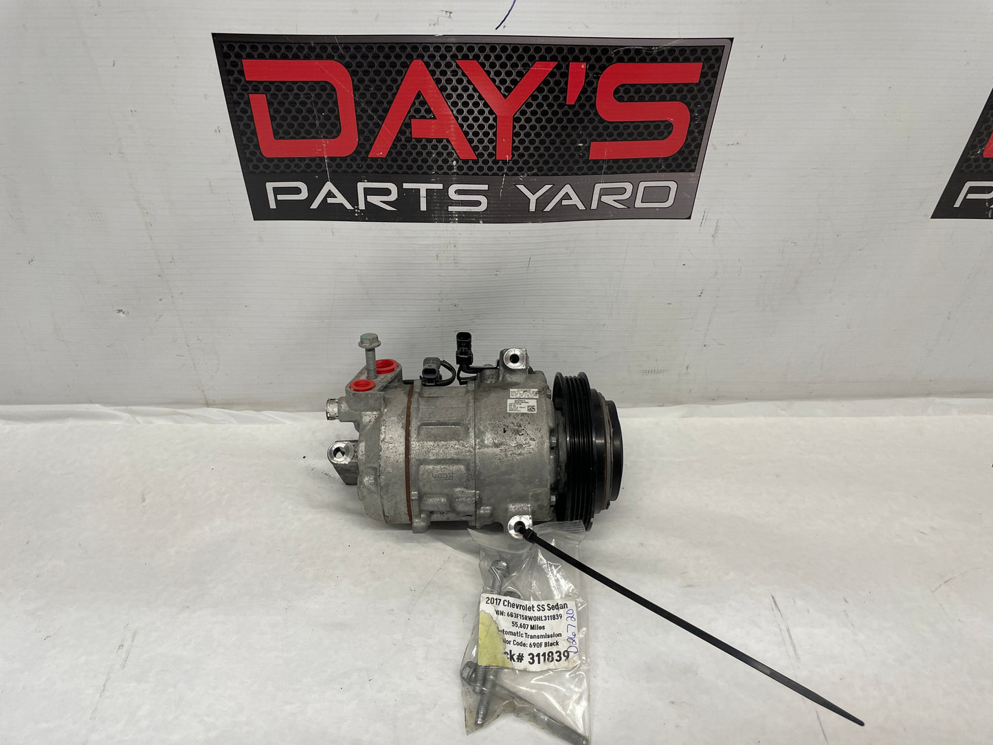 2017 Chevy SS Sedan AC A/C Air Conditioner Compressor OEM