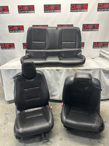 2010 Chevy Camaro SS Seats Fronts and Rears Black Leather OEM - Day's Parts Yard