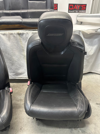 2010 Chevy Camaro SS Seats Fronts and Rears Black Leather OEM - Day's Parts Yard