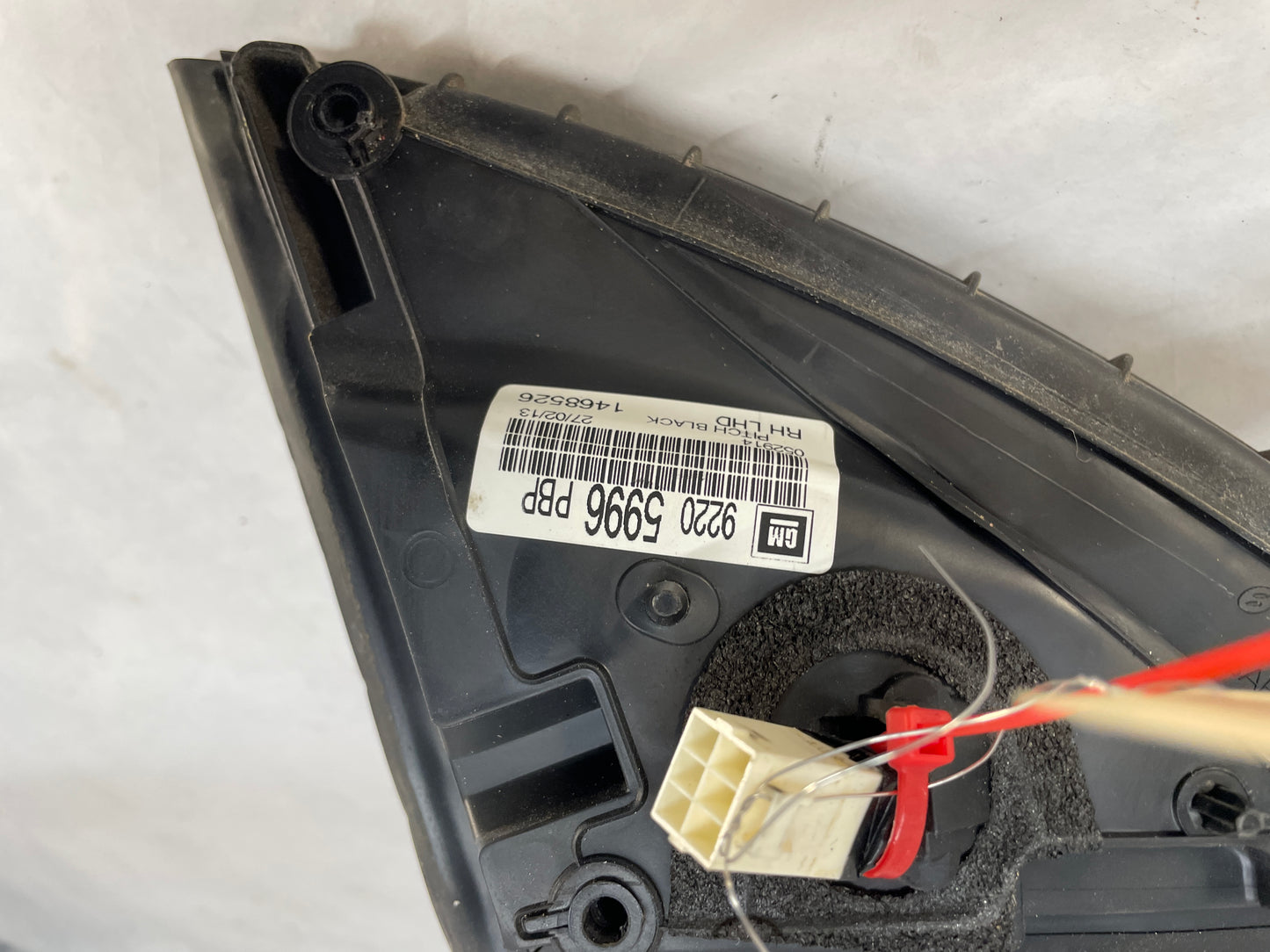 2013 Chevy Caprice PPV RH Passenger Exterior Side Mirror Black OEM