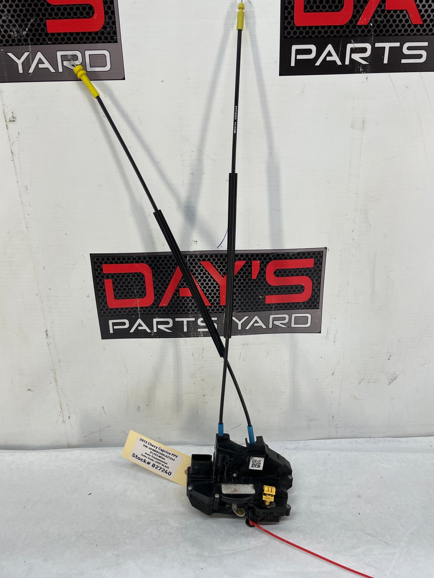 2013 Chevy Caprice PPV RH Passenger Rear Door Lock Actuator OEM