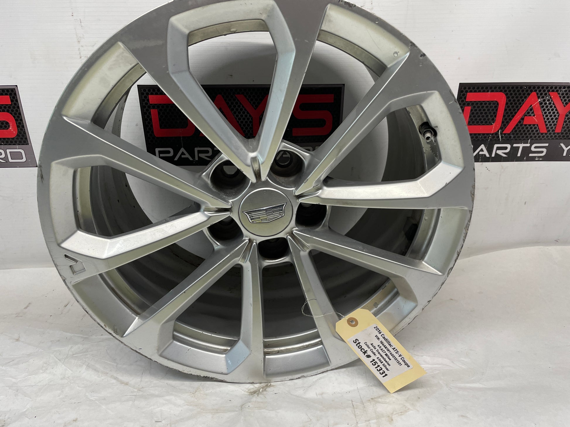 2016 Cadillac ATS-V Coupe Factory OEM Rear Wheel 18X9.5 - Day's Parts Yard