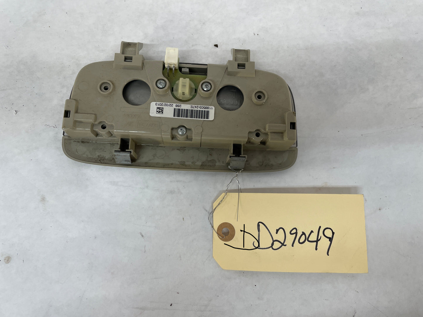 2013 Chevy Caprice PPV Rear Over Head Console Dome Light OEM