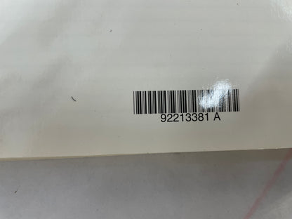 2009 Pontiac G8 GT Owners Manual Book Booklet OEM