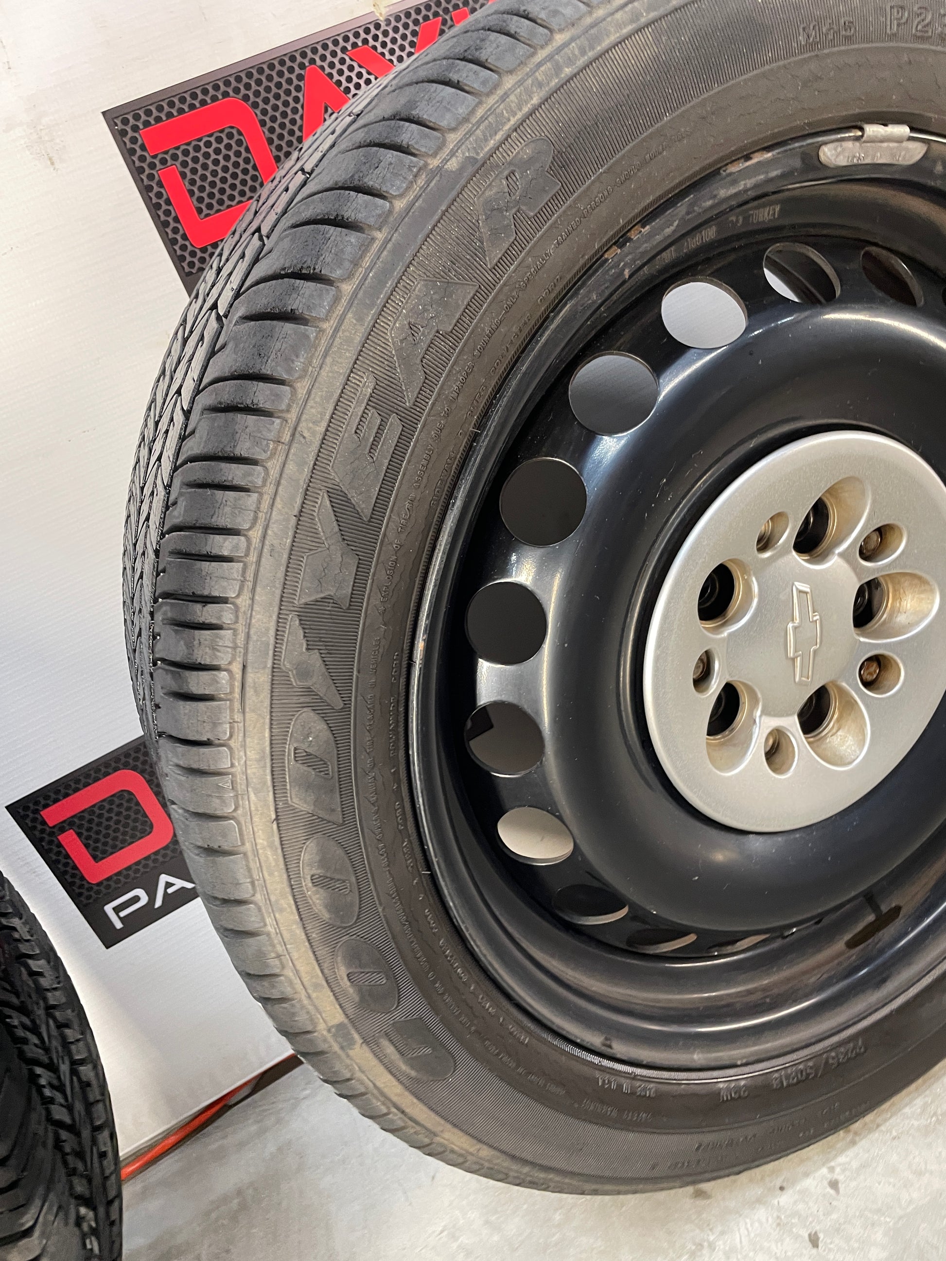 2013 Chevy Caprice PPV Wheel & Tire Set Goodyear Eagle 235/50R18 - Day's Parts Yard