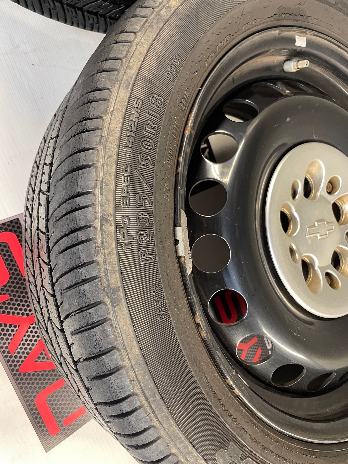 2013 Chevy Caprice PPV Wheel & Tire Set Goodyear Eagle 235/50R18 - Day's Parts Yard