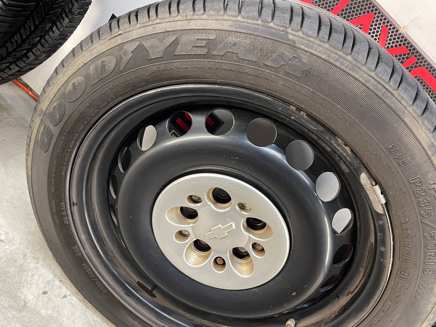 2013 Chevy Caprice PPV Wheel & Tire Set Goodyear Eagle 235/50R18 - Day's Parts Yard