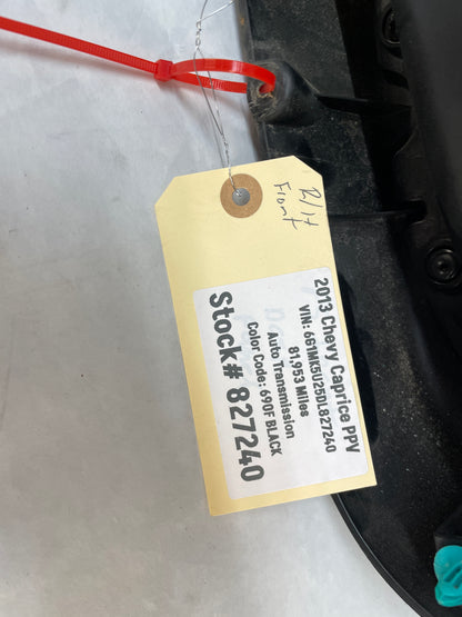2013 Chevy Caprice PPV RH Passenger Interior Front Door Panel OEM