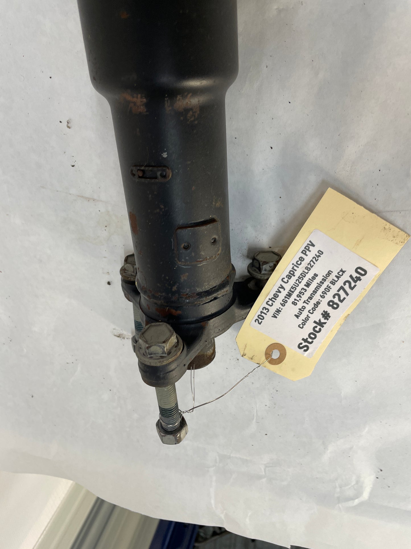 2013 Chevy Caprice PPV Drive Shaft Driveshaft Driveline Propeller Shaft OEM