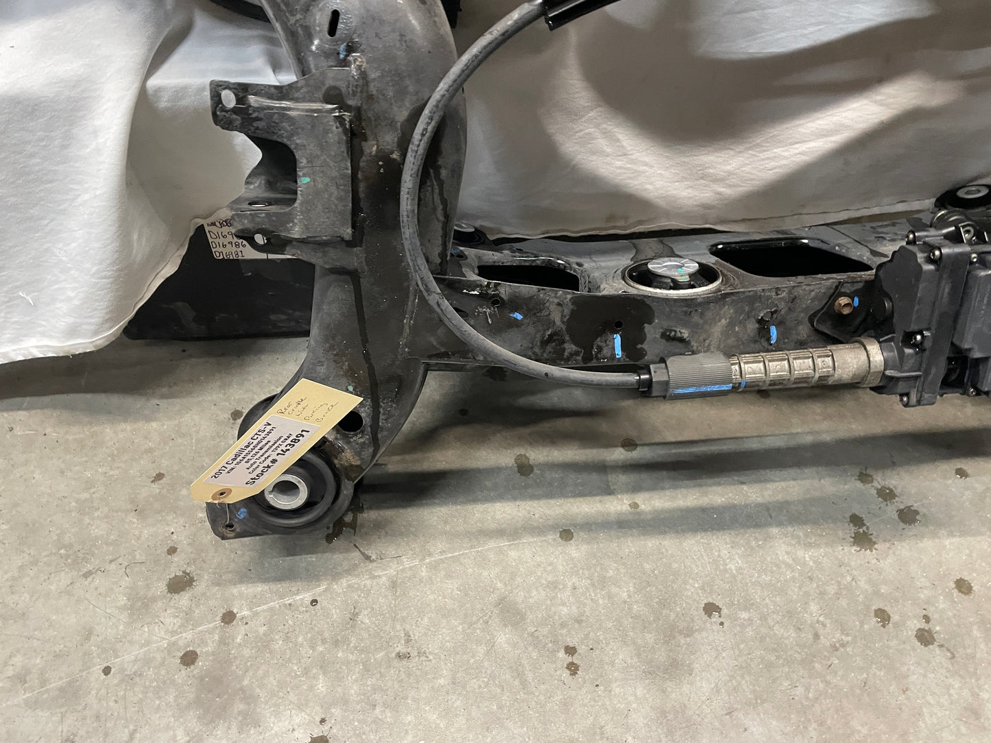 2017 Cadillac CTS-V Rear Suspension Cradle K Member Sub Frame OEM - Day's Parts Yard