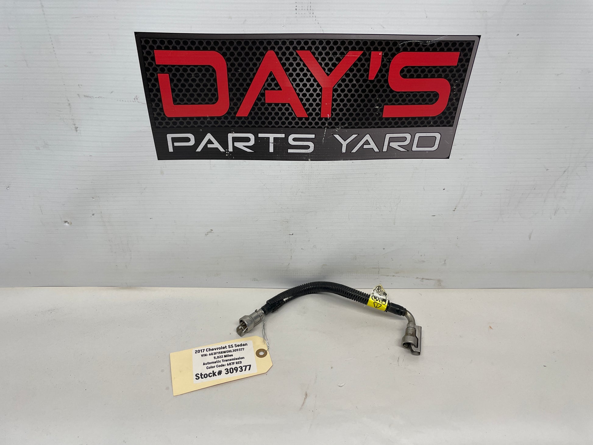 2017 Chevy SS Sedan Fuel Line Hose OEM - Day's Parts Yard