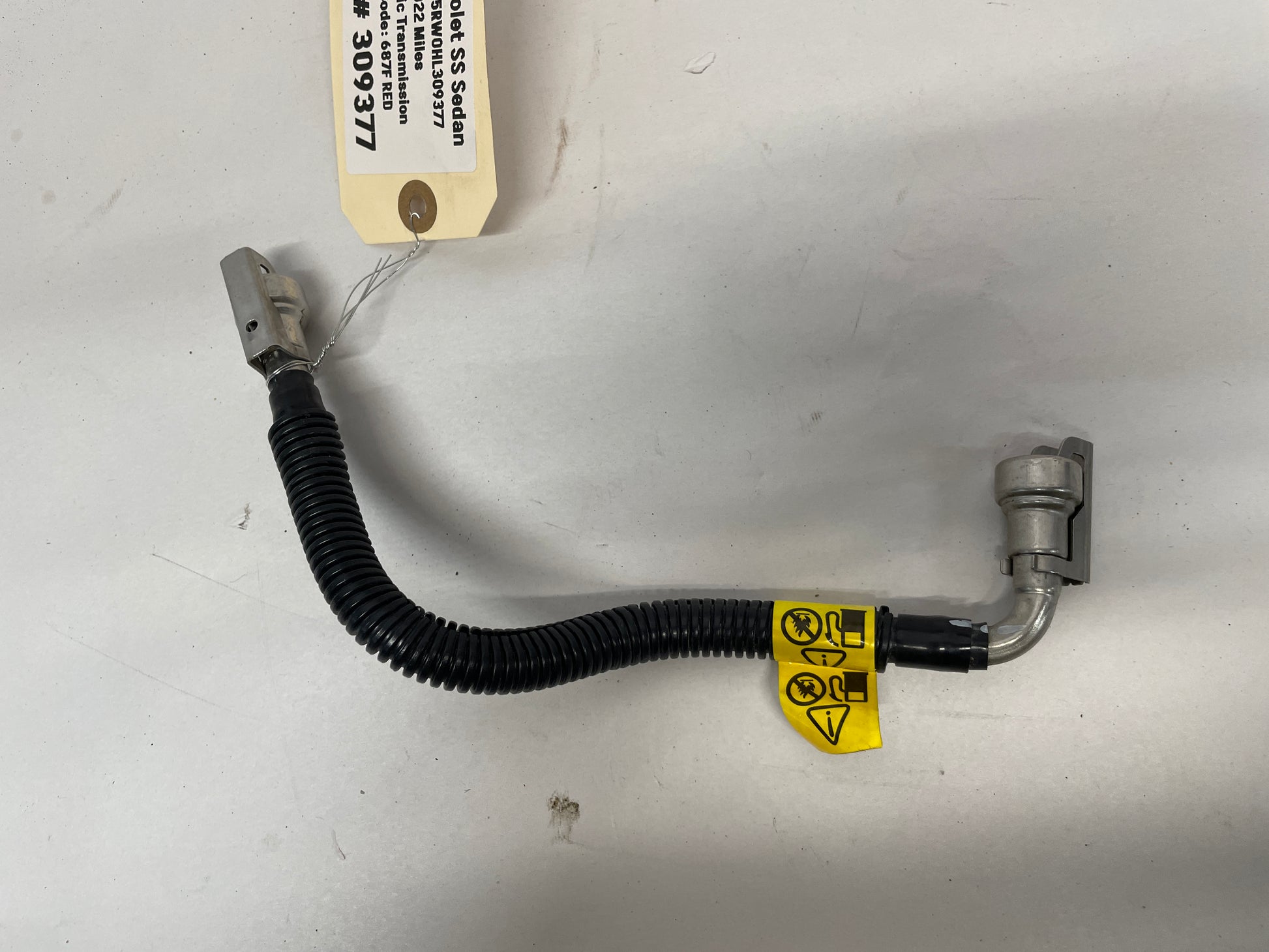 2017 Chevy SS Sedan Fuel Line Hose OEM - Day's Parts Yard