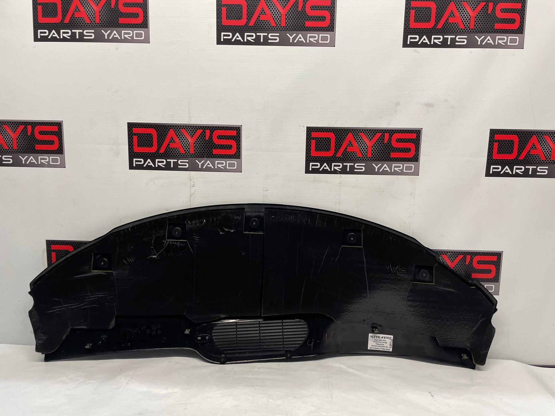 2000 Chevy Camaro Z28 Upper Instrument Dash Trim Panel Pad Cover Ebony Black OEM - Day's Parts Yard