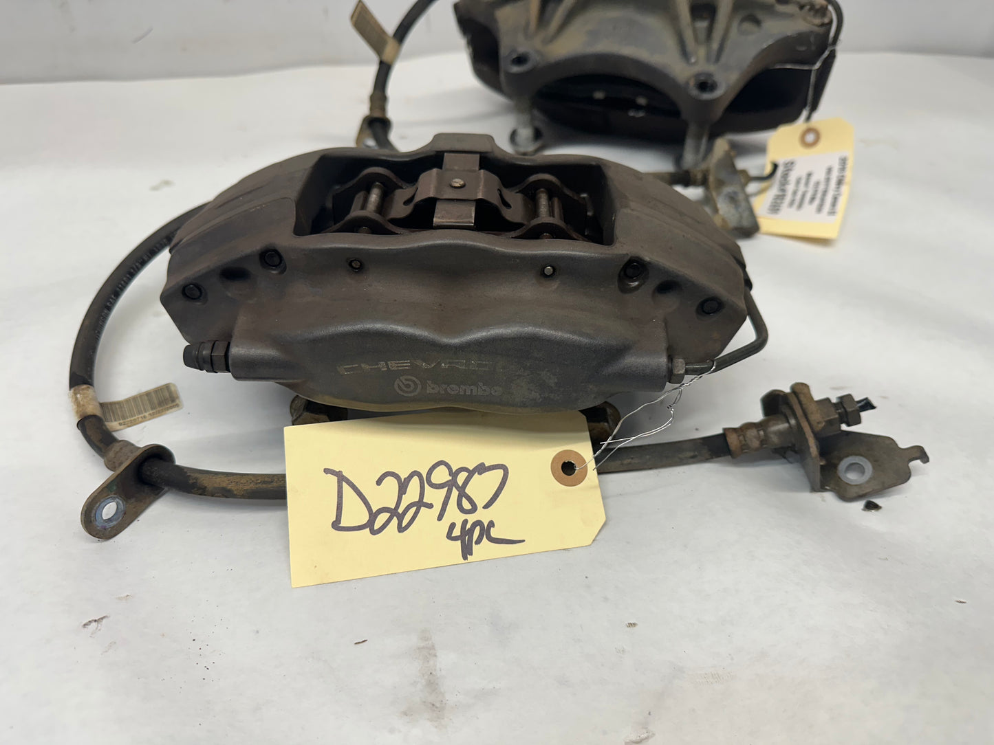 2010 Chevy Camaro SS Brembo Brake Calipers Front and Rear OEM - Day's Parts Yard