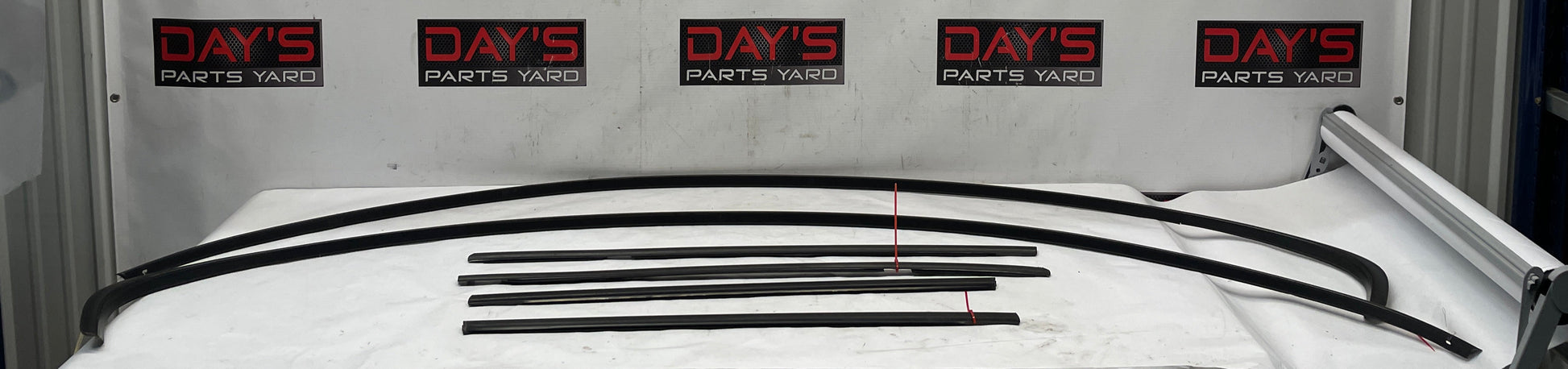 2016 Chevy SS Sedan Black Door Window Belt Molding Set w/ Gutter Drip Molding OEM - Day's Parts Yard