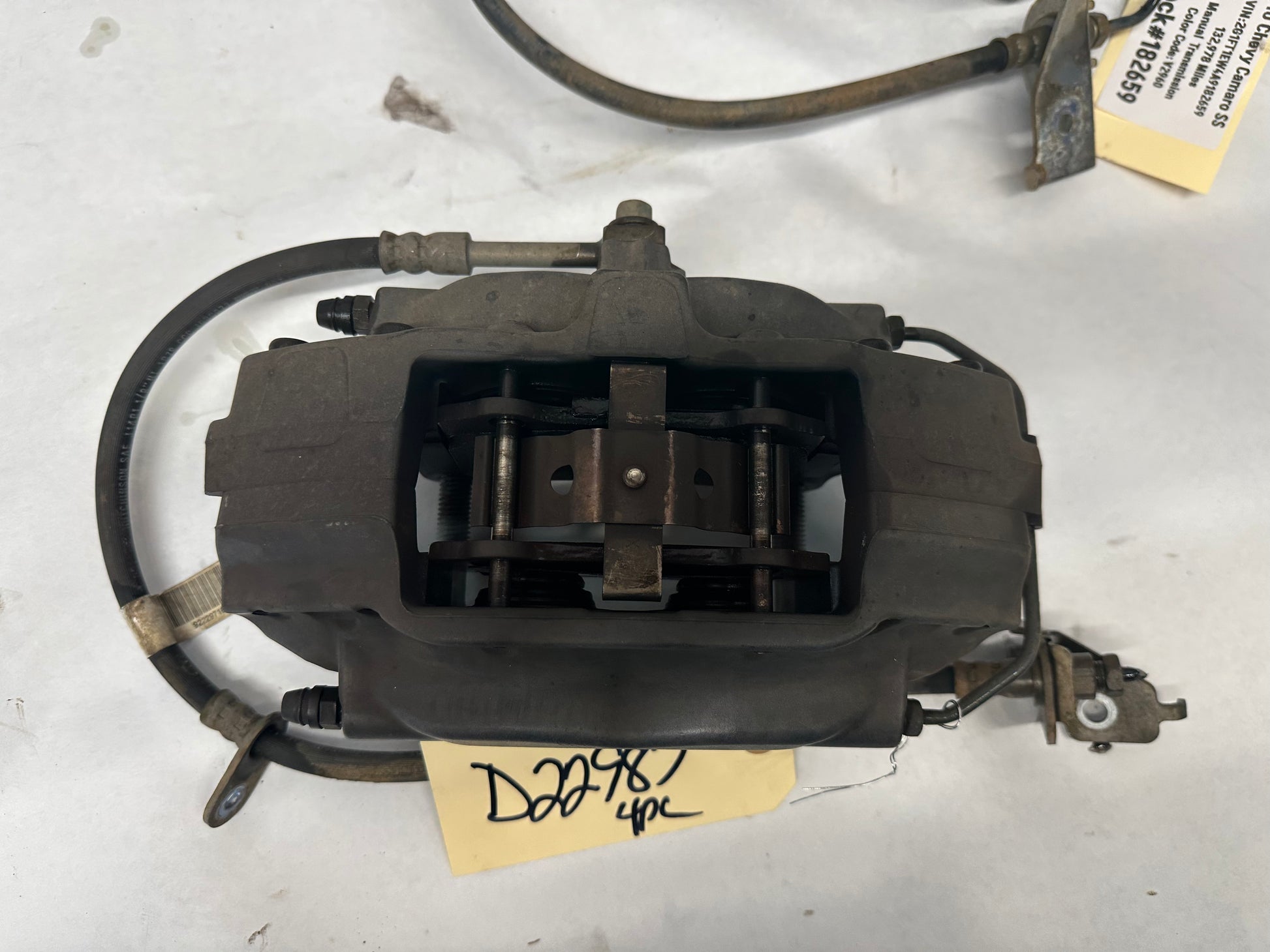 2010 Chevy Camaro SS Brembo Brake Calipers Front and Rear OEM - Day's Parts Yard