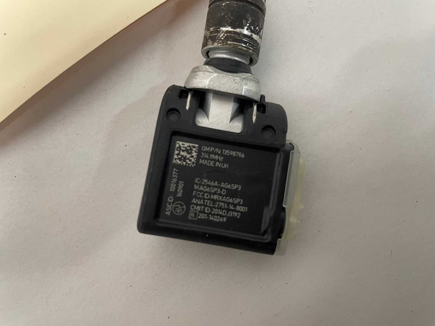 2014 Chevy SS Sedan Tire Pressure Sensor OEM - Day's Parts Yard
