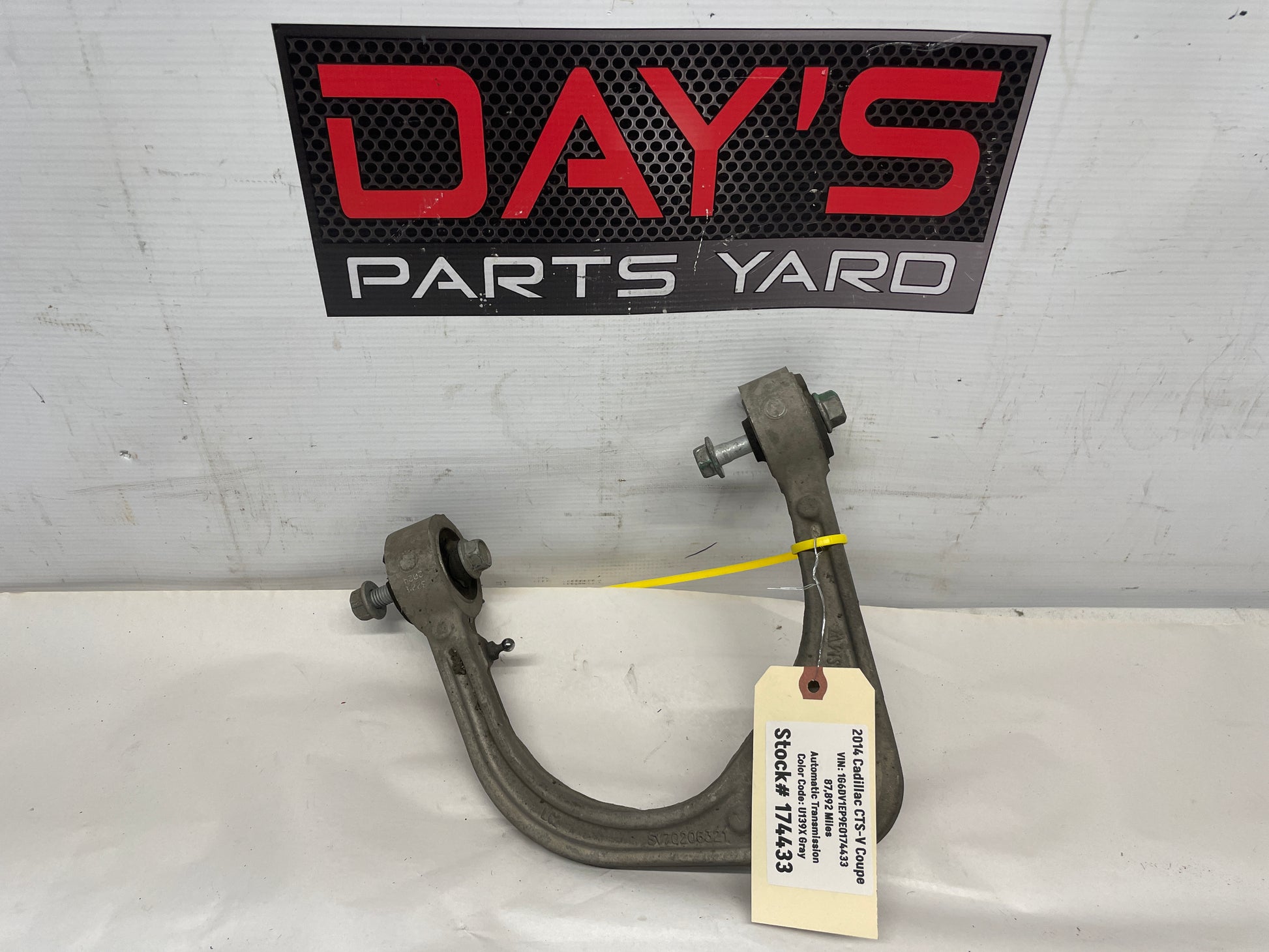 2014 Cadillac CTS-V LH Driver Front Upper Control Arm OEM - Day's Parts Yard