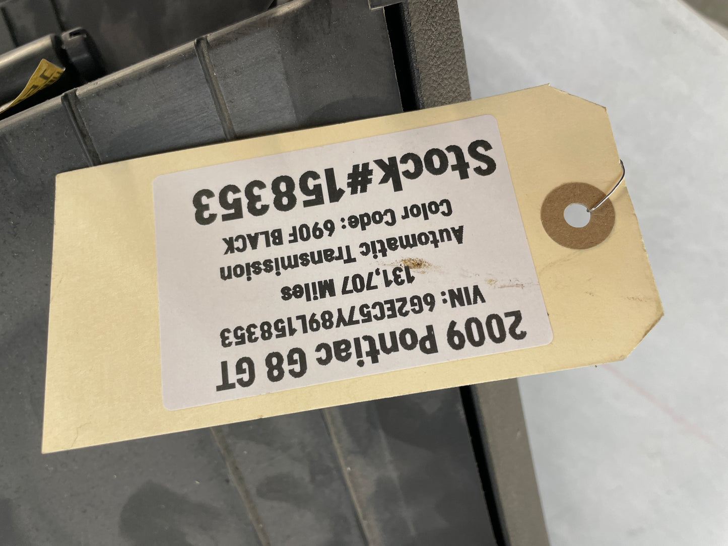 2009 Pontiac G8 GT Glove Box Dash Compartment OEM