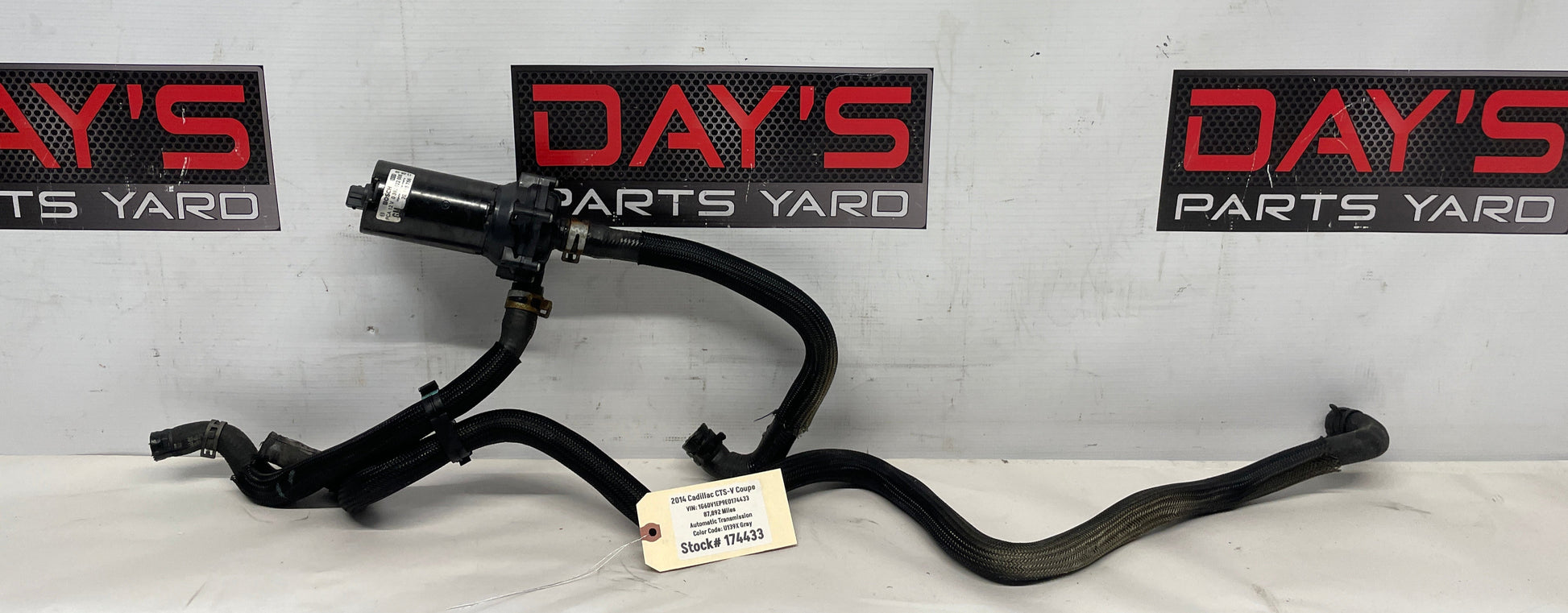 2014 Cadillac CTS-V Supercharger Coolant Hoses Tubes Intercooler Pump OEM - Day's Parts Yard