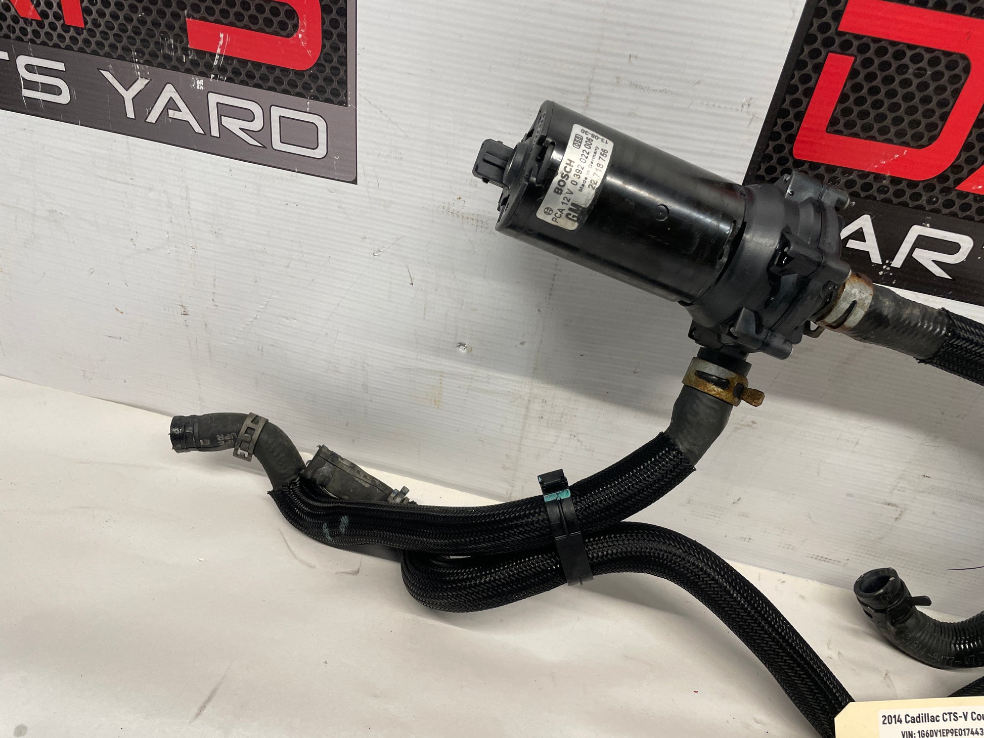 2014 Cadillac CTS-V Supercharger Coolant Hoses Tubes Intercooler Pump OEM - Day's Parts Yard