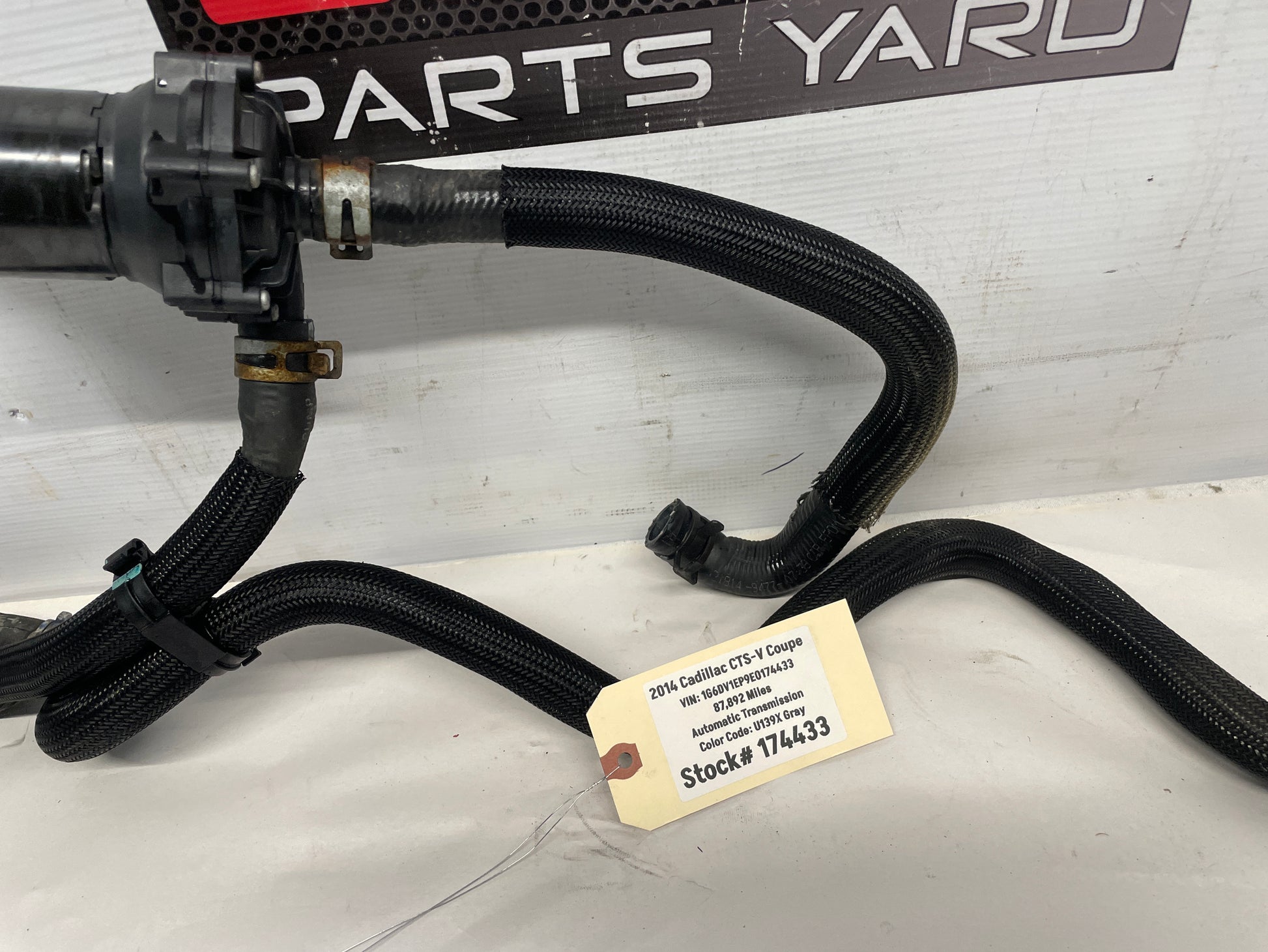 2014 Cadillac CTS-V Supercharger Coolant Hoses Tubes Intercooler Pump OEM - Day's Parts Yard