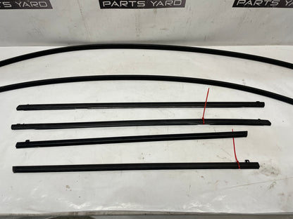 2016 Chevy SS Sedan Black Door Window Belt Molding Set w/ Gutter Drip Molding OEM - Day's Parts Yard