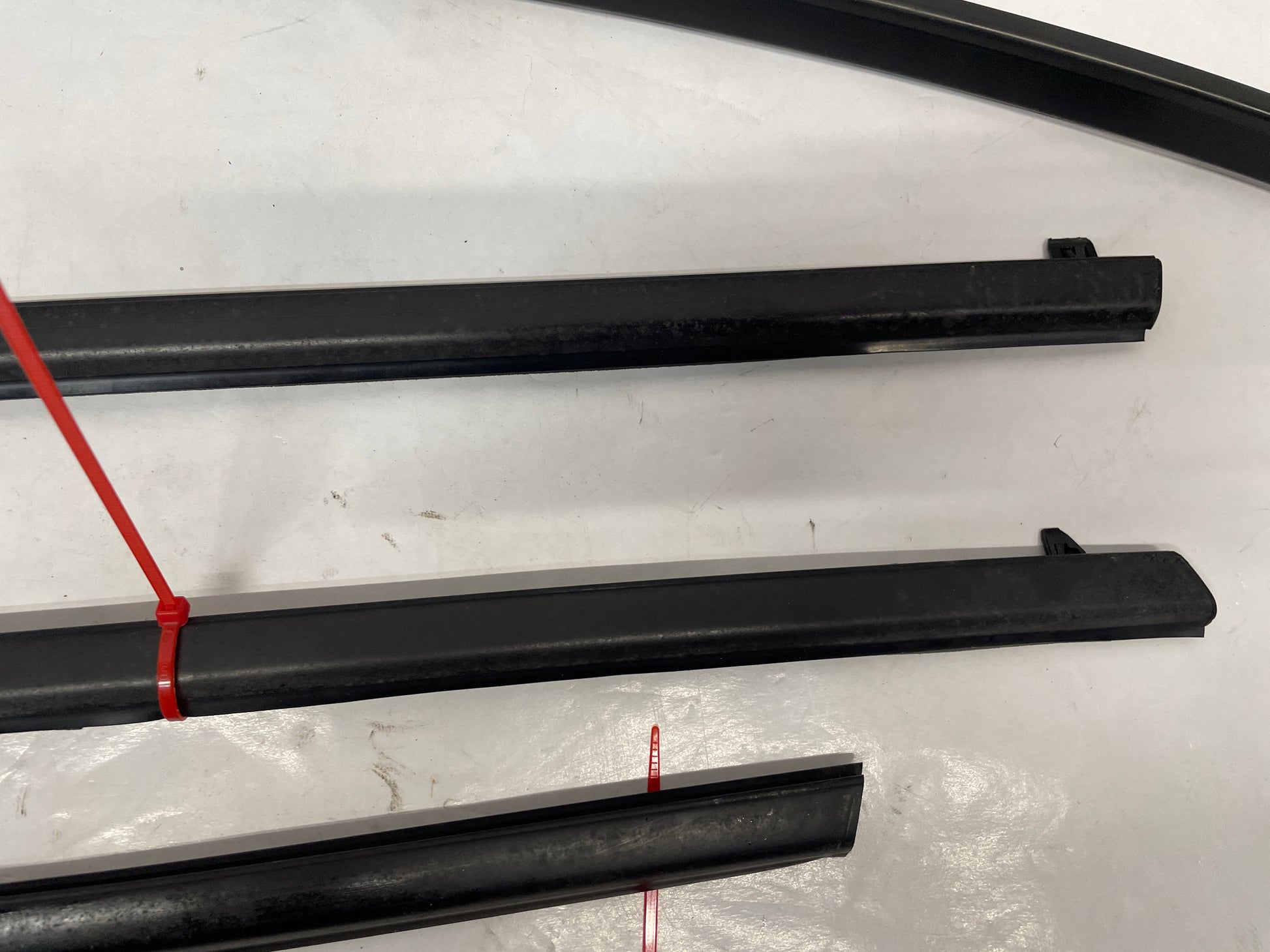 2016 Chevy SS Sedan Black Door Window Belt Molding Set w/ Gutter Drip Molding OEM - Day's Parts Yard