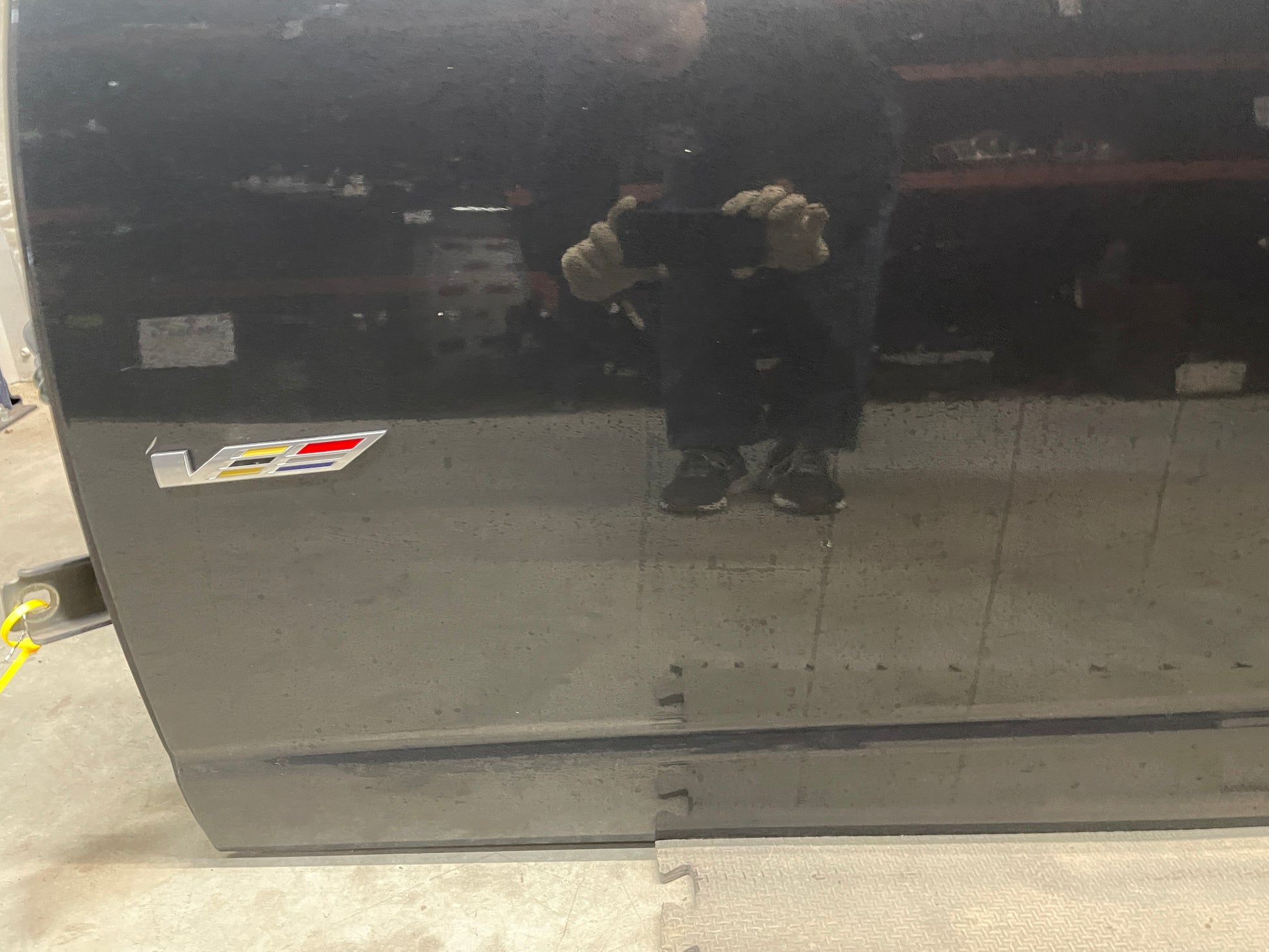 2014 Cadillac CTS-V Coupe LH Driver Exterior Door Black OEM - Day's Parts Yard