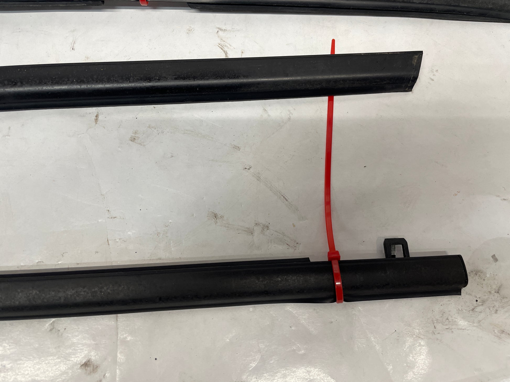 2016 Chevy SS Sedan Black Door Window Belt Molding Set w/ Gutter Drip Molding OEM - Day's Parts Yard