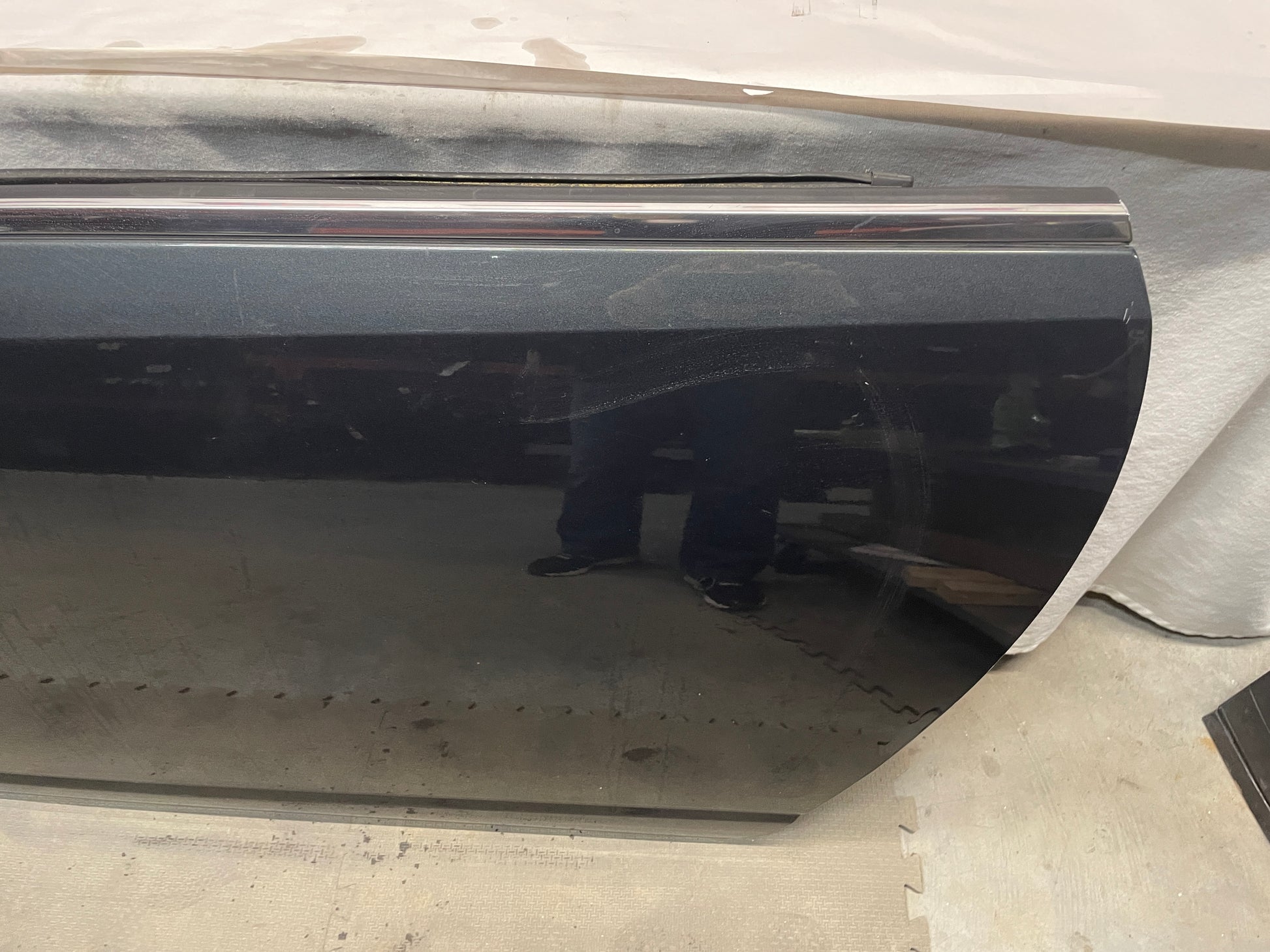 2014 Cadillac CTS-V Coupe LH Driver Exterior Door Black OEM - Day's Parts Yard