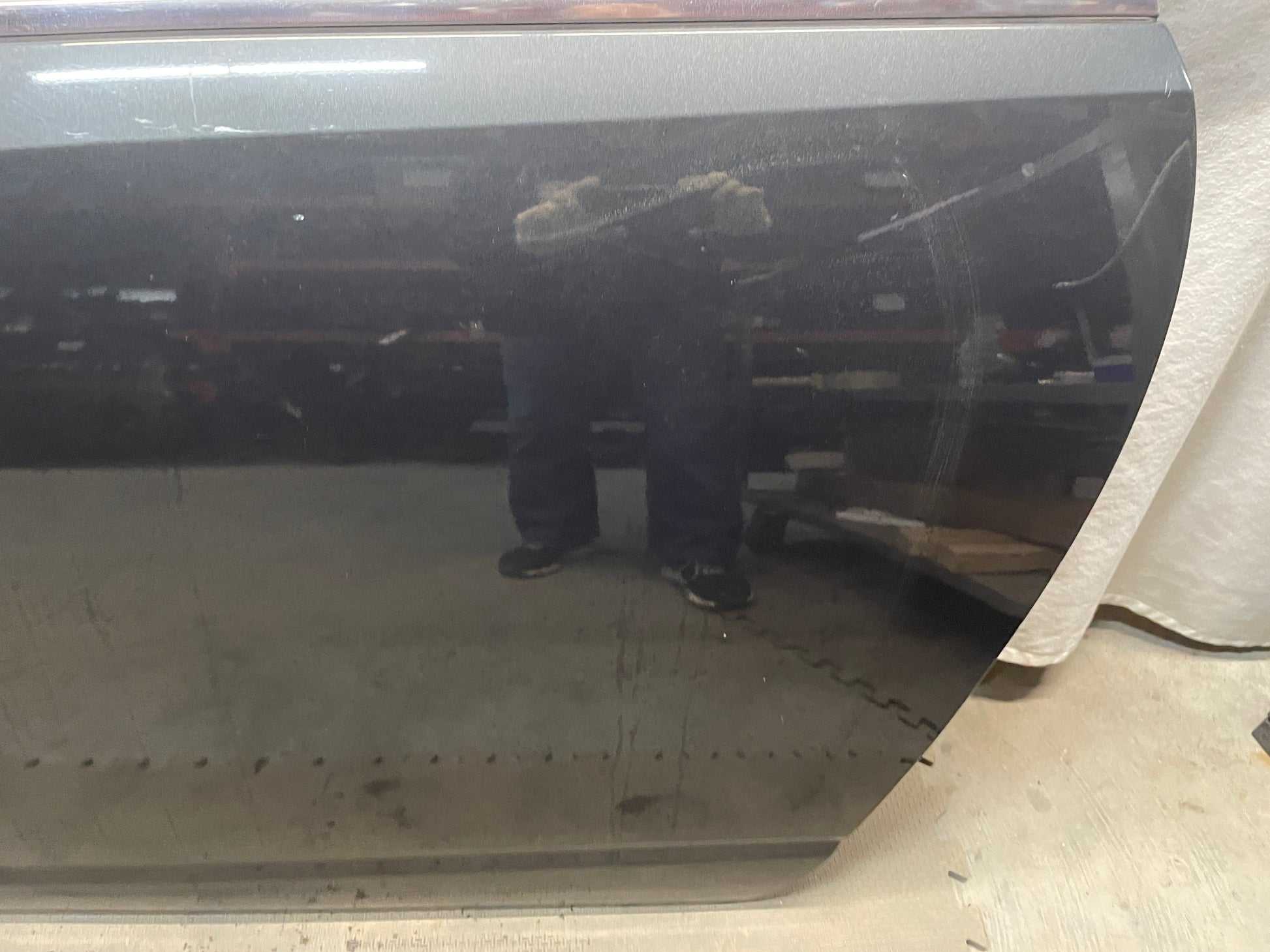 2014 Cadillac CTS-V Coupe LH Driver Exterior Door Black OEM - Day's Parts Yard