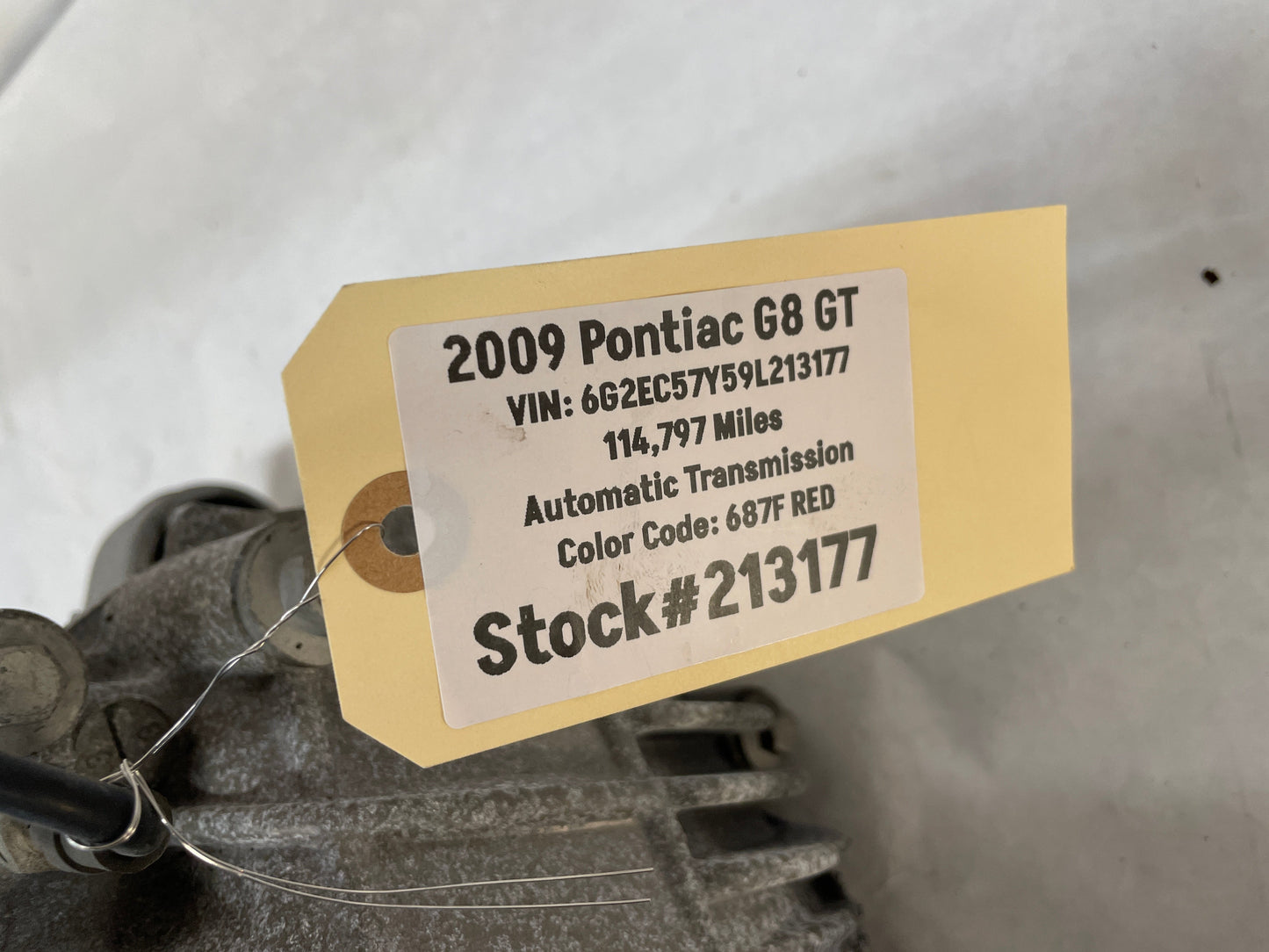 2009 Pontiac G8 GT Rear End Rearend Carrier 2.92 LSD Differential OEM