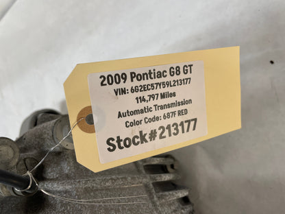 2009 Pontiac G8 GT Rear End Rearend Carrier 2.92 LSD Differential OEM