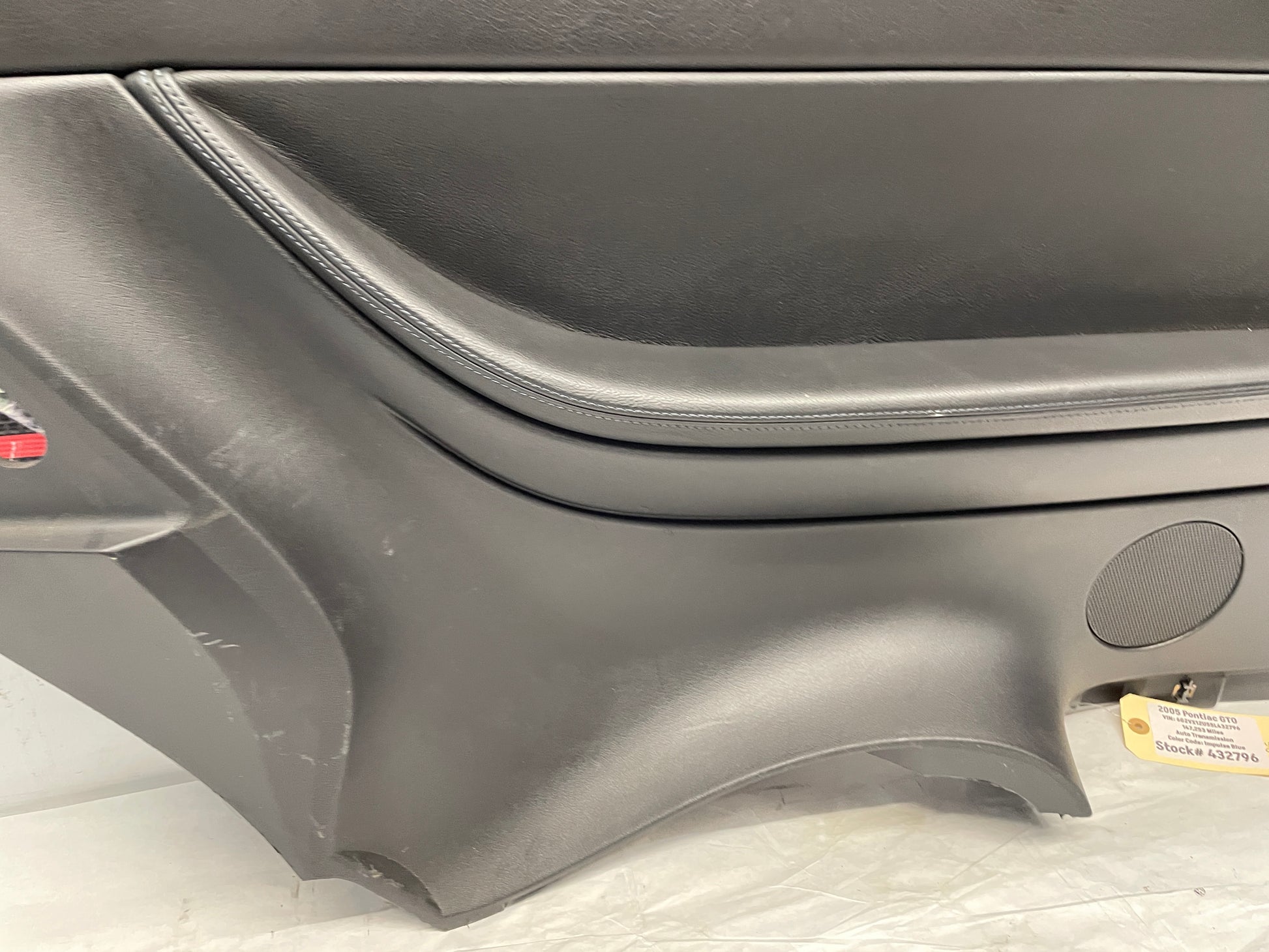 2005 Pontiac GTO LH Driver Rear Interior Quarter Door Panel Trim OEM - Day's Parts Yard