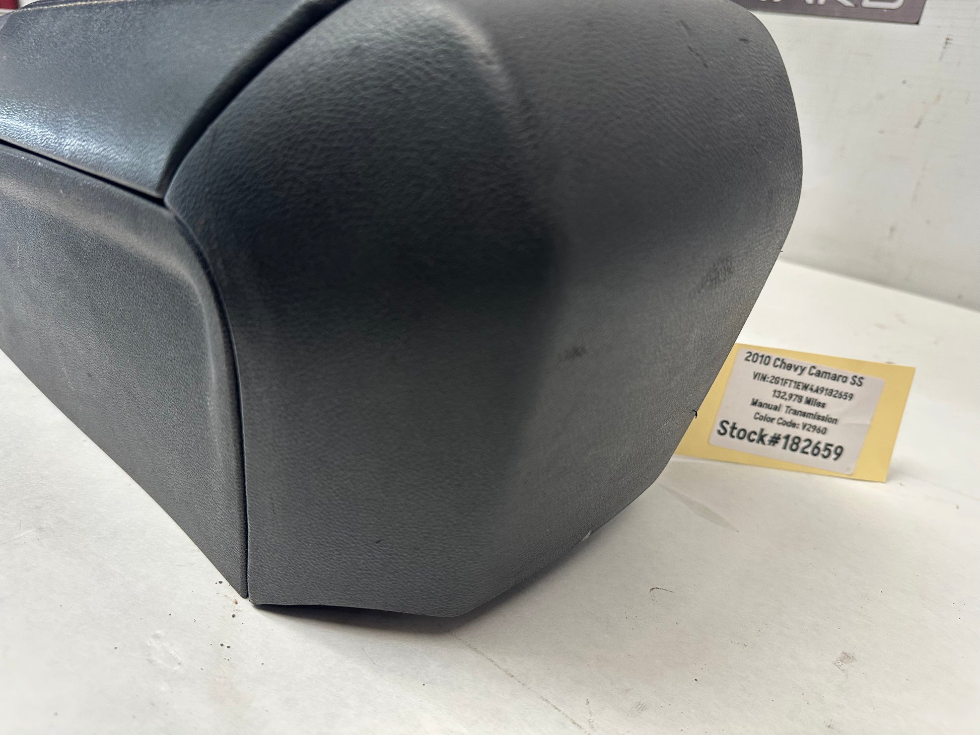 2010 Chevy Camaro SS Complete Center Console Arm Rest w/ Auxiliary Gauges OEM - Day's Parts Yard