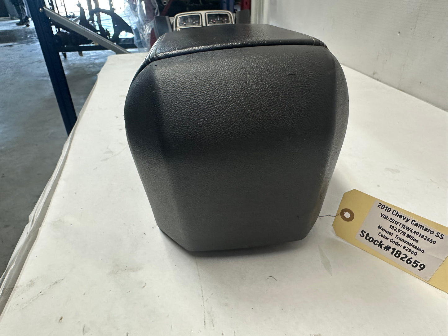 2010 Chevy Camaro SS Complete Center Console Arm Rest w/ Auxiliary Gauges OEM - Day's Parts Yard