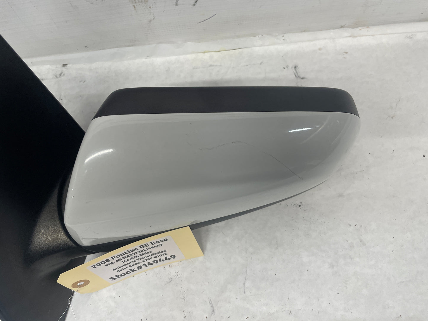 2008 Pontiac G8 Base LH Driver Exterior Mirror OEM - Day's Parts Yard