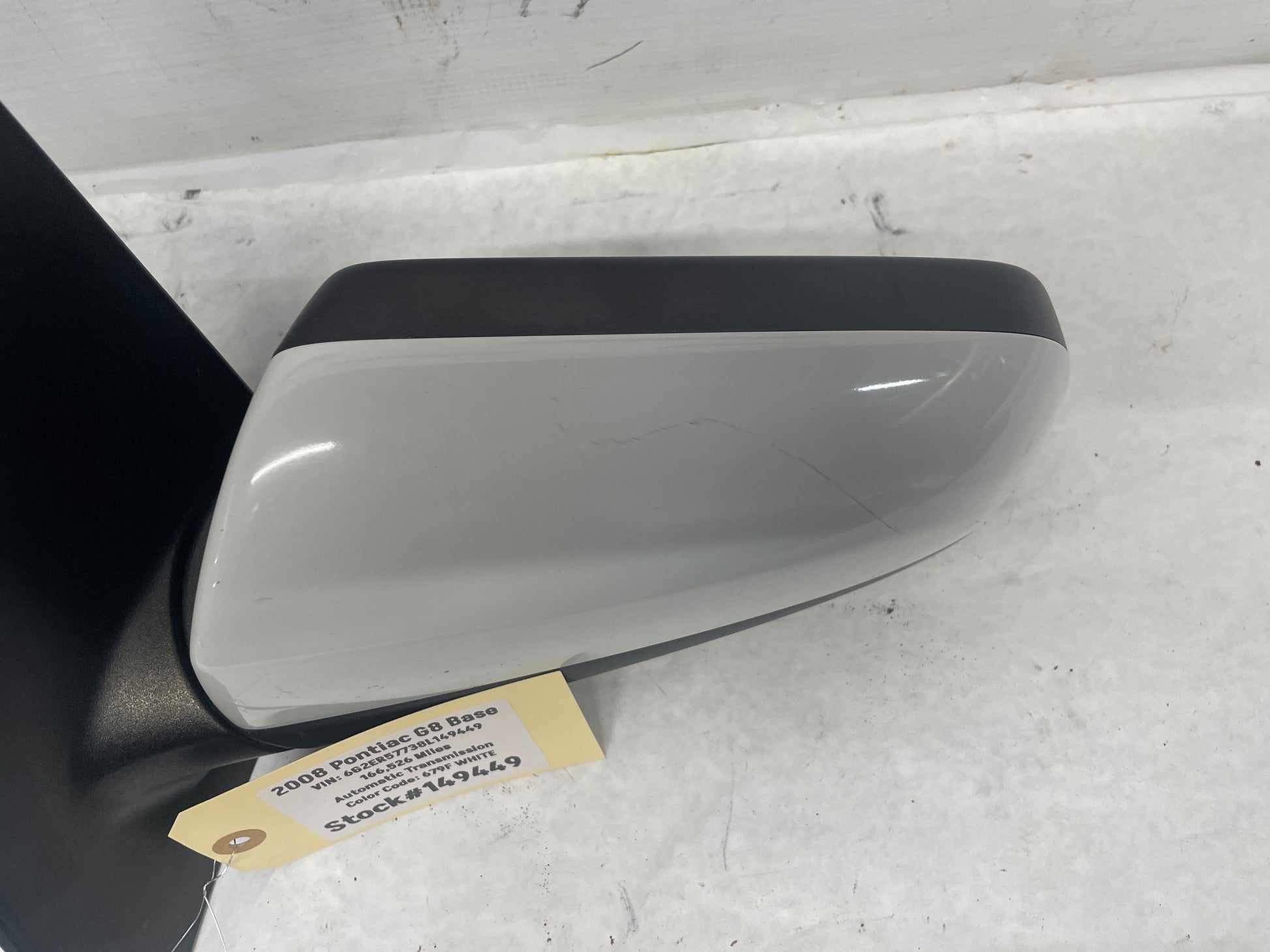 2008 Pontiac G8 Base LH Driver Exterior Mirror OEM - Day's Parts Yard
