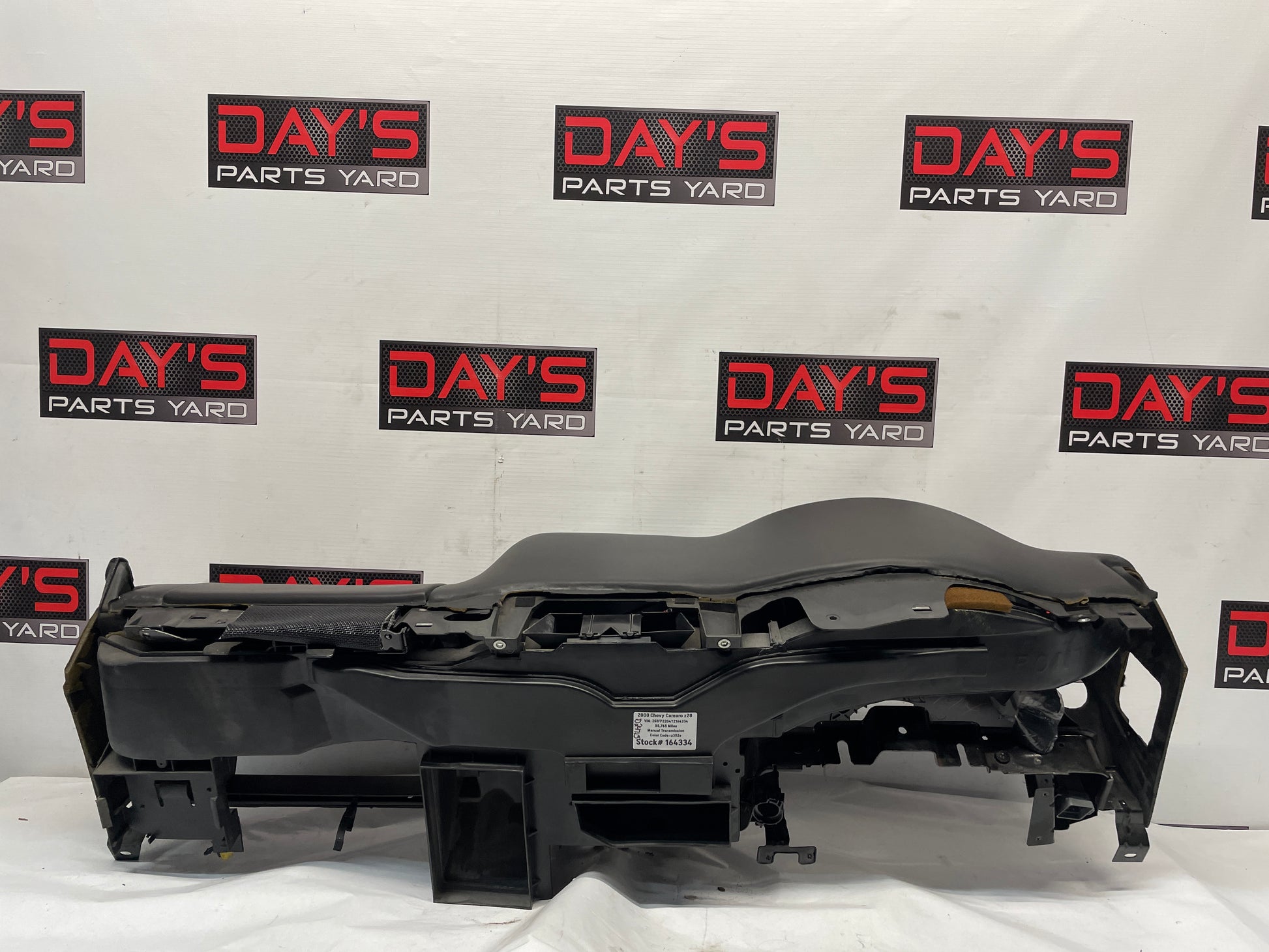 2000 Chevy Camaro SS Z28 Instrument Dash Pad Panel Ebony Black OEM - Day's Parts Yard