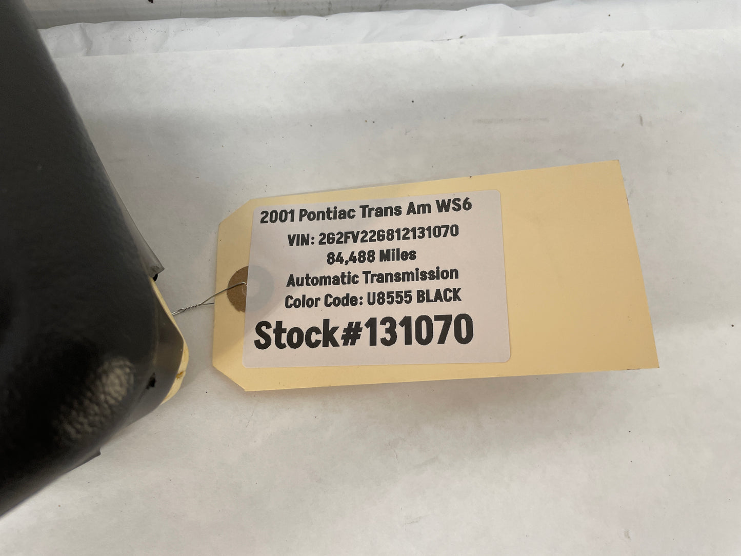 2001 Pontiac Firebird Trans AM WS6 Steering Wheel Airbag Air Bag OEM - Day's Parts Yard