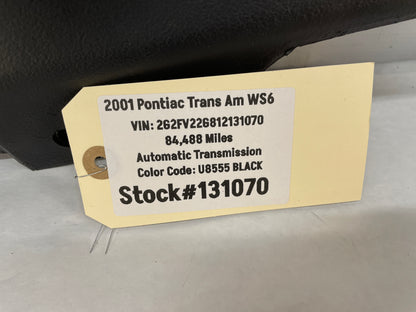 2001 Pontiac Firebird Trans AM WS6 Knee Bolster Dash Trim Molding Black Ebony OEM - Day's Parts Yard