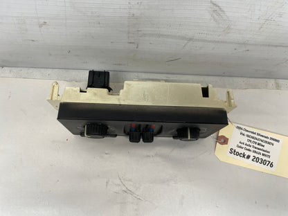 2004 Chevy Silverado  Climate Control W/ Rear Defrost OEM - Day's Parts Yard