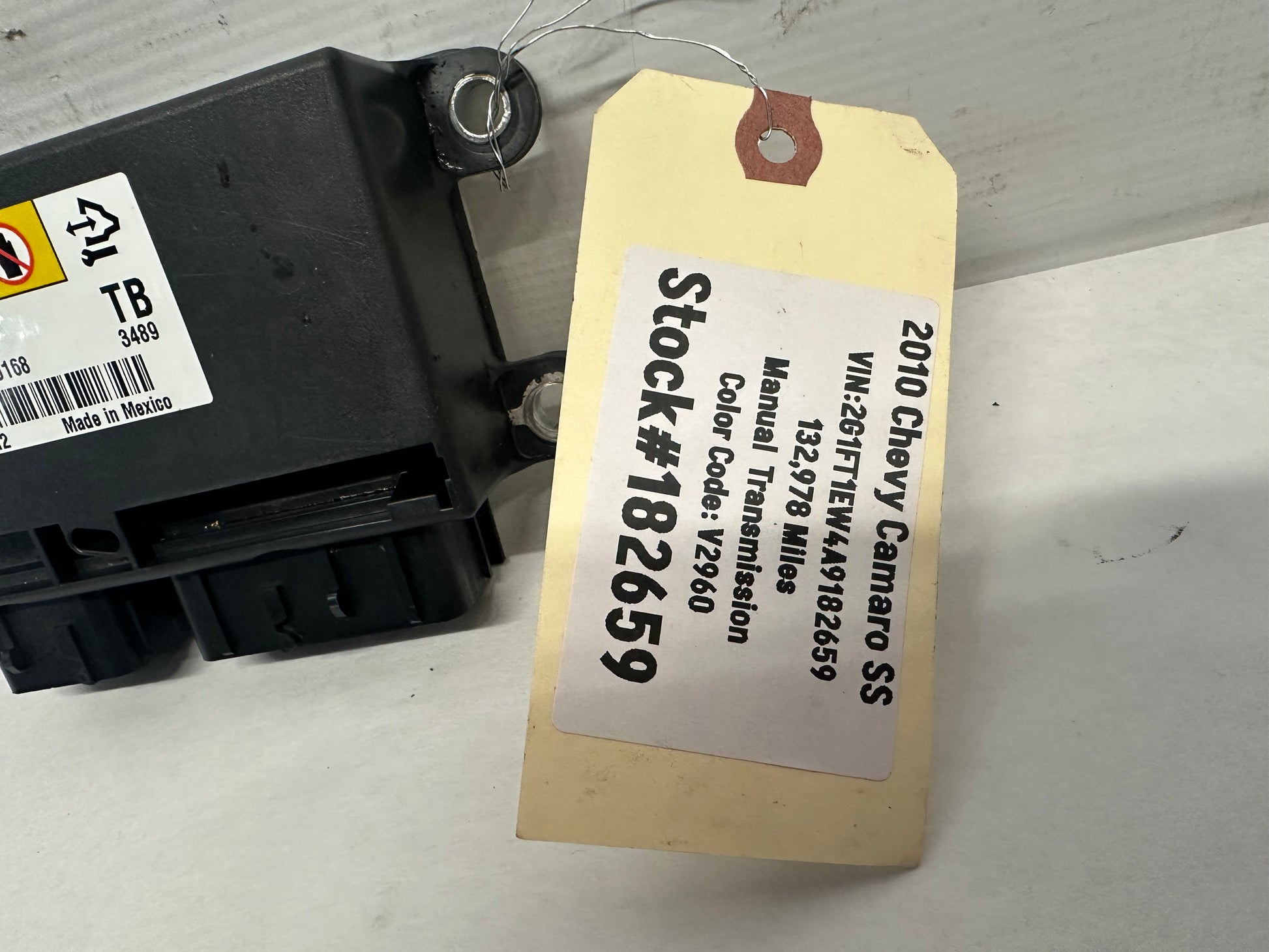 2010 Chevy Camaro SS Airbag Air Bag Control Module OEM - Day's Parts Yard