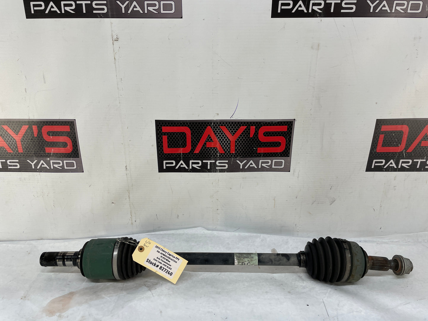 2013 Chevy Caprice PPV LH Driver Rear CV Axle Half Shaft OEM