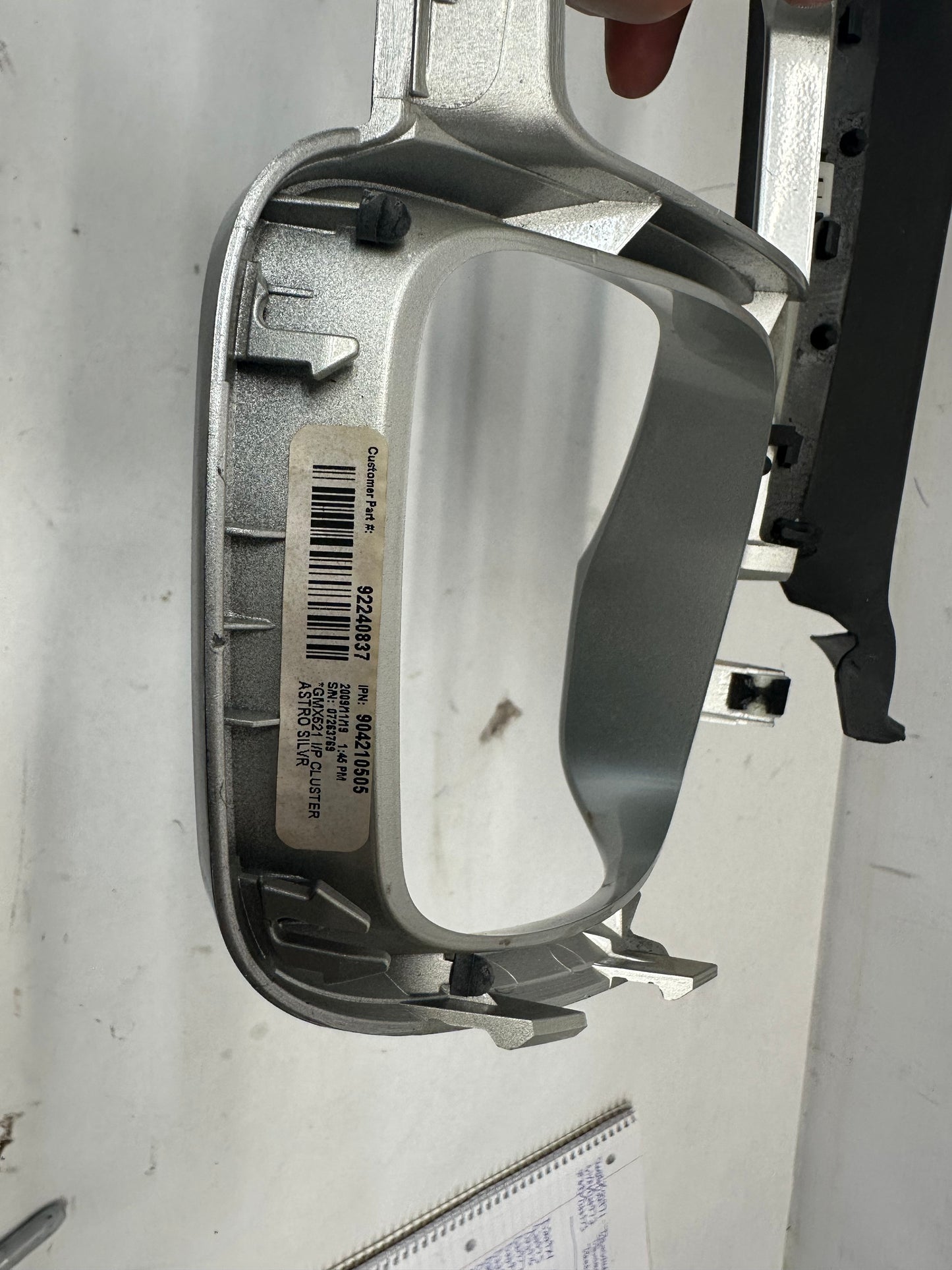 2010 Chevy Camaro SS Speedometer Gauge Cluster Bezel Trim Panel OEM - Day's Parts Yard